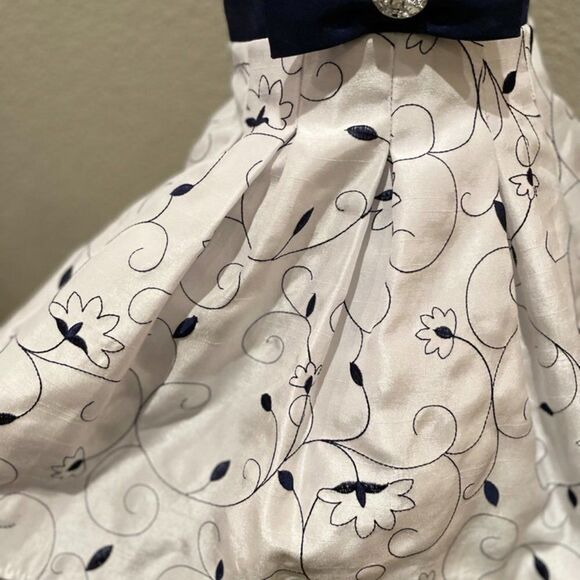 Jenny & Me White and Black Toddler Formal Dress Size 2T - Picture 4 of 7